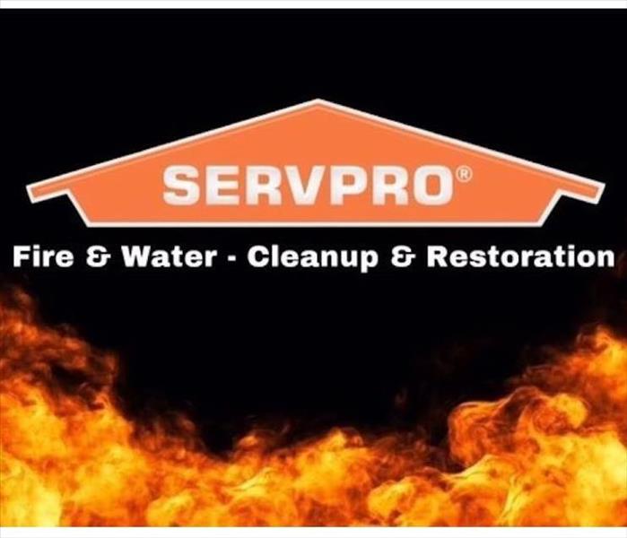 Fire with SERVPRO logo